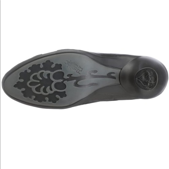 Fly London Leather Sonny Ankle Boot in black - Picture 4 of 10